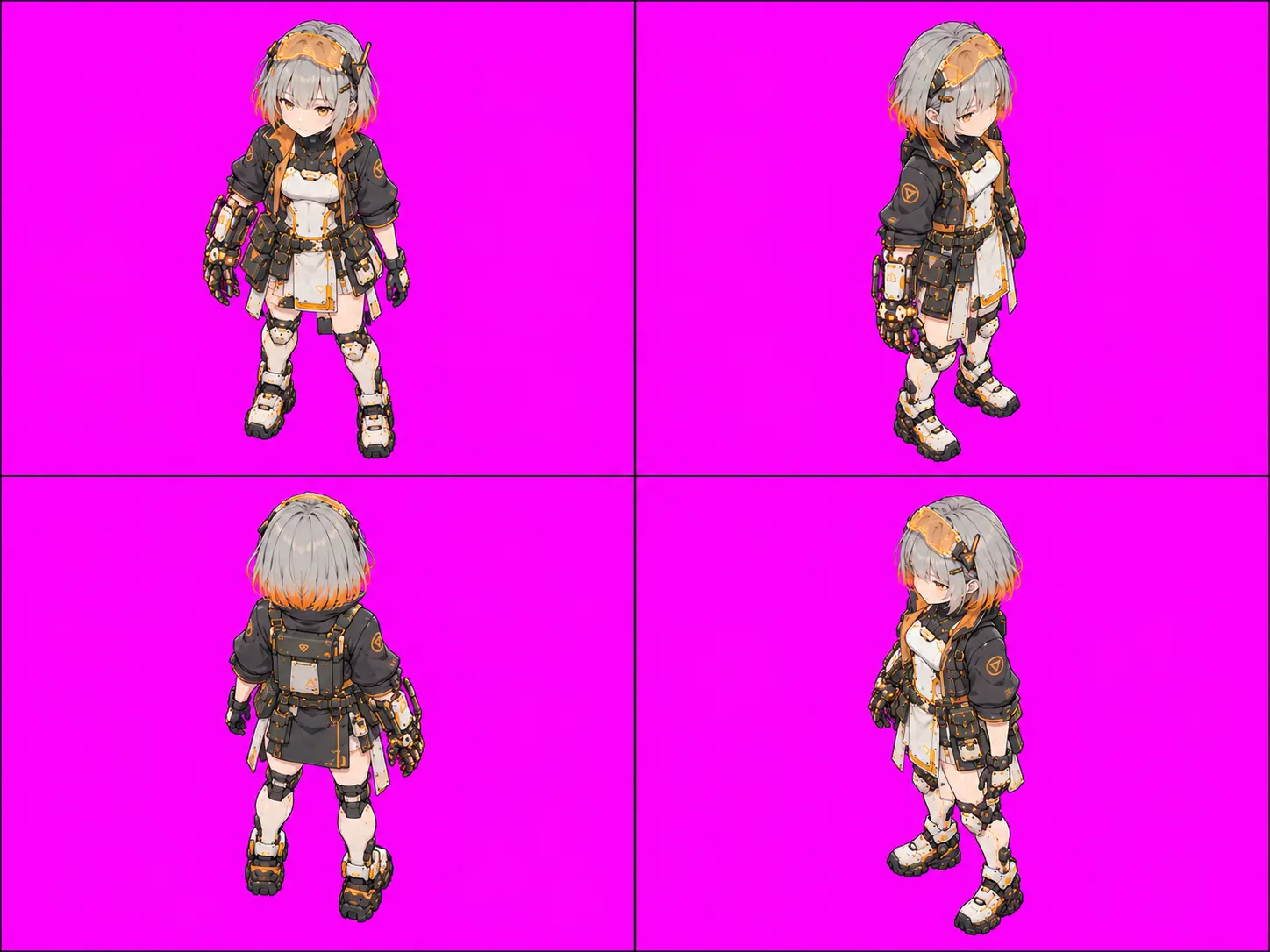 4方向俯視アンカー