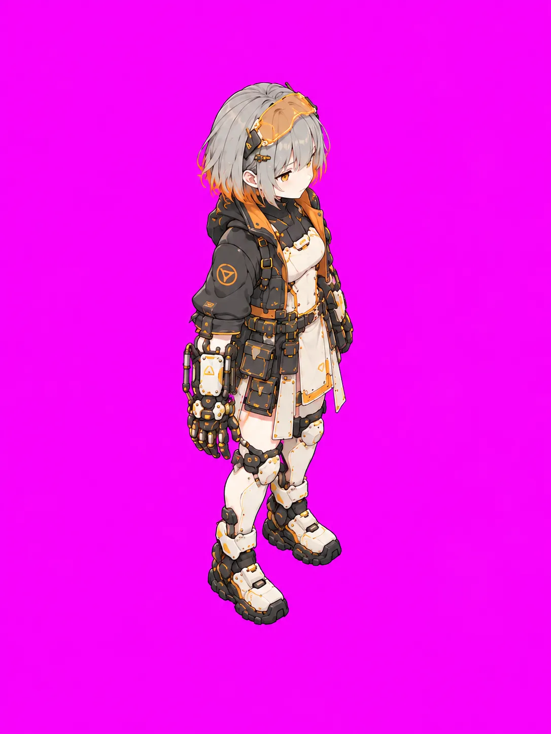 東立つポーズ